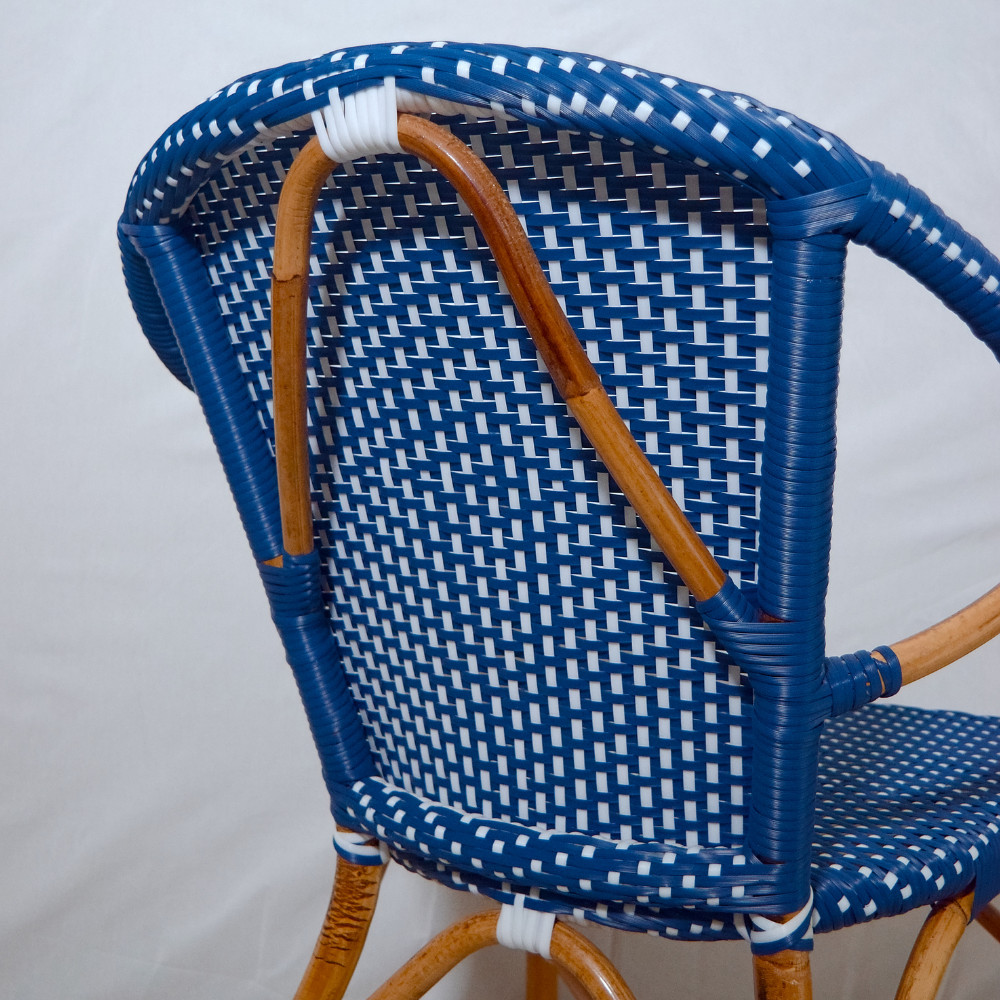 Silla Riviera Azul - vista frontal
